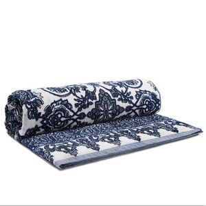 Tory Burch Beach Towel Tuile Blue White NWT New